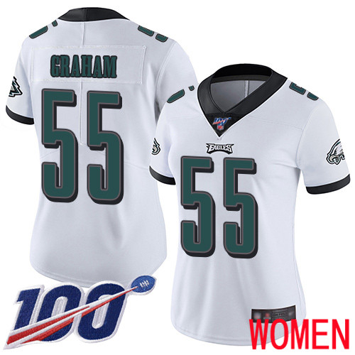 Women Philadelphia Eagles 55 Brandon Graham White Vapor Untouchable NFL Jersey Limited Player